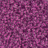 10/0 Preciosa Seed Beads Crystal C/L Neon Purple